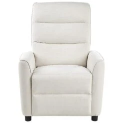 SANDE - Relaxfauteuil - Gebroken Wit - Stof -VIDAXL Winkel 4c3019fcdc914d0396d77cfdf622b98e