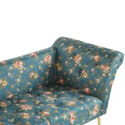 NANTILLY - Chaise Longue - Blauw - Symmetrisch - Fluweel -VIDAXL Winkel 4ccd083df283448eab22991833d4b122