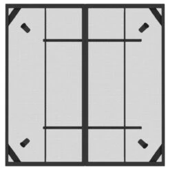 VidaXL - Tuintafel - Antracietkleurig - Staalgaas - 100 X 100 X 72 Cm -VIDAXL Winkel 4cd08e4a2e3642648a42bb4542185d69