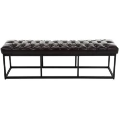 CLP 2-zits Bankje Amun 150 Cm - Bruin -VIDAXL Winkel 4ce2650536994e488be6704efff36975