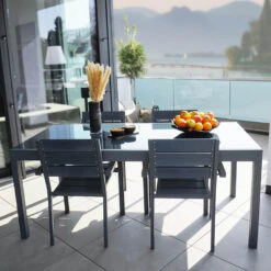 Merkloos HOME DELUXE Tuintafel SOL - 240cm - Grijs -VIDAXL Winkel 4cf7c5d52b2d433698775975f0846c85