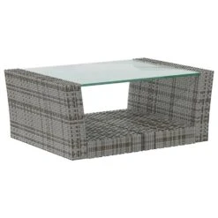 VidaXL - Loungeset - Grijs - Poly Rattan - 8 Stuks - Met Kussens -VIDAXL Winkel 4e2685ecbc3d43e683d70cae7344933d