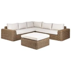 PALERMO - Loungeset - Bruin - PE Rotan -VIDAXL Winkel 4e8134166088491ea1471ef40752d4b5