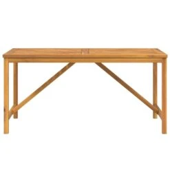 VidaXL - Tuintafel - Bruin - Massief Acaciahout - 150 X 90 X 74 Cm -VIDAXL Winkel 4eaeec1d38814d8a966ee56fed8936b4
