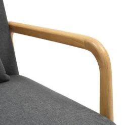 CLP Fauteuil Hibbing Natura Frame - Hout - Donkergrijs -VIDAXL Winkel 4edaef8ac15c45aa9f3460308ae34558