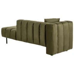 LANNILS - Chaise Longue - Groen - Linkszijdig - Fluweel -VIDAXL Winkel 4f5b442617274fdeb2d21786968b1b7f