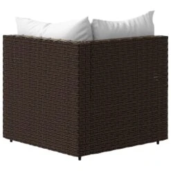 VidaXL - Tuinhoekbanken - Bruin - Poly Rattan - Met Kussens -VIDAXL Winkel 4fca7f59913f4291a057f49b8f2137ae