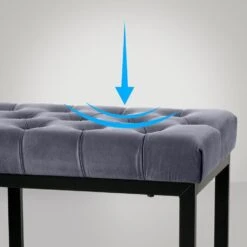 CLP 2-zits Bankje Polson 120 Cm - Grijs -VIDAXL Winkel 4fd7752cb5374ec9a6c3ab49bb148fd5