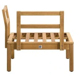 Hoekfauteuil Orleàns - Eucalyptushout - 78x78x65 Cm -VIDAXL Winkel 50103019 0900