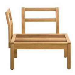 Hoekfauteuil Orleàns - Eucalyptushout - 78x78x65 Cm -VIDAXL Winkel 50103019 8000