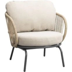 Loungefauteuil Fermo - Antraciet