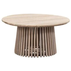 Bijzettafel Saône - Acacia/greywash - 35xØ70 Cm -VIDAXL Winkel 50153058 0300