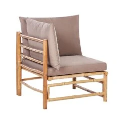CERRETO - Hoekmodule Tuin - Taupe - Bamboe -VIDAXL Winkel 50392d22977d47a3860e451198d15179