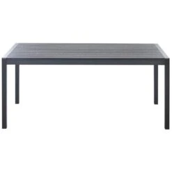 VERNIO - Tuintafel - Zwart - 90 X 180 Cm - Aluminium -VIDAXL Winkel 506c96050e164e889608c521bb38b74c