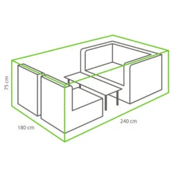 Outdoor Covers - Hoes Voor Loungeset - Grijs - 75x180x240 Cm 4 Outdoor Covers - Hoes Voor Loungeset - Grijs - 75x180x240 Cm -VIDAXL Winkel 52992058 9000