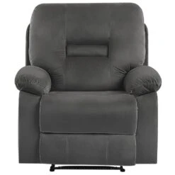 BERGEN - Fauteuil - Grijs - Fluweel -VIDAXL Winkel 53101202800f43ebbcecbfed3ef03e2e