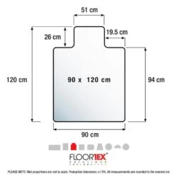 Vloerbeschermer Met Uitsparing - Antistatisch PVC - Harde Vloer - 90x120 Cm -VIDAXL Winkel 541e8bba303d4f0cb6dab66c54e52baf 1