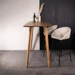 Barstoel Beige - Stof - 46x50x92cm - Amira - Set Van 2 -VIDAXL Winkel 5459f72eadc244d1b212bf72a6ea58dc