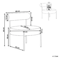 ALPHA - Fauteuil - Groen - Bouclé -VIDAXL Winkel 54b962b671154c22ba2595734df43ae5