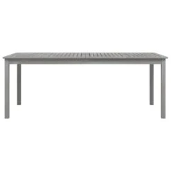VidaXL - Tuintafel - Grijs - Massief Acaciahout - 200 X 100 X 75 Cm -VIDAXL Winkel 552030814c314a1aaac04ecd757ce1eb