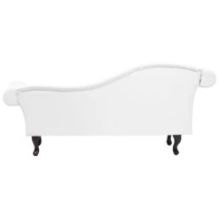 LATTES - Chaise Longue - Wit - Linkerzijde - Kunstleer -VIDAXL Winkel 558c27580e7e4b98b9ad5efa92e8401c