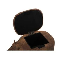 Beliani Dierenhocker HIPPO - Bruin Kunstleer -VIDAXL Winkel 5712f3bc24ca4b3b85a394a02502a2ec