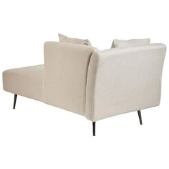 RIOM - Chaise Longue - Beige - Linkszijdig - Stof -VIDAXL Winkel 5727aaeb71eb4d86a6901591acf8fe1c