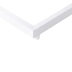 MESSINA - Bijzettafel - Lichthout/Wit- 60 X 35 Cm - Plastichout -VIDAXL Winkel 5781d1433f1044dcaf3ad49829fa4ad9