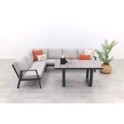 VDG Viento/Darwin Lounge-/diningset (4-delig) - Royal Grey/Antraciet -VIDAXL Winkel 57b122b1a40949c1a68c2c0a00ece902
