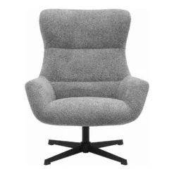 Fauteuil Draaibaar - Donkergrijs Stof - 89x80x101cm - Bescia -VIDAXL Winkel 584646e1f8e74468b6747b56481c3965