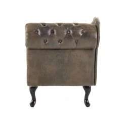 NIMES - Chaise Longue - Bruin - Rechterzijde - Kunstsuède -VIDAXL Winkel 588fc41b09a94362aded0be7f156b035