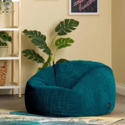 Icon Zitzak Kingston - Corduroy Zitzak Volwassenen - Blauwgroen -VIDAXL Winkel 592baf2334d34ee59ab7d3d82c6cdc2b 1