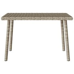 VidaXL - Tuin Salontafel - Grijs - Poly Rattan - 60 X 40 X 37 Cm -VIDAXL Winkel 5991f0d1874e4eafbff6d1c60aad4842