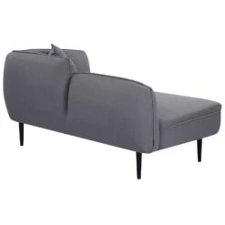 CHEVANNES - Chaise Longue - Donkergrijs - Bouclé -VIDAXL Winkel 5a4eb0aee73a4f9aac604d80ec8d5c24