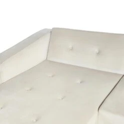 VADSO - Hoekslaapbank - Lichtbeige - Rechterzijde - Fluweel 19 VADSO - Hoekslaapbank - Lichtbeige - Rechterzijde - Fluweel -VIDAXL Winkel 5a84f8c5d25b4777bb6c161a45615815