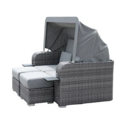 Merkloos HOME DELUXE Loungeset HOLBY Met Regenhoes -VIDAXL Winkel 5b0698ed26fa4e8bb31b2d02ed06badf