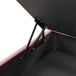 ABERDEEN - Ottomaan Met Opbergruimte - Roze - Fluweel -VIDAXL Winkel 5bbf5010f4694844a767413dc4d0bf74