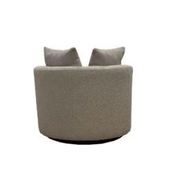 Loveseat Rond - Taupe - Stof - 94x88x84cm - Thony -VIDAXL Winkel 5cbbc296bd094897801f386137365deb