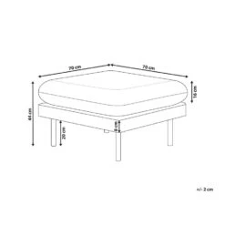 VINTERBRO - Ottomaan - Grijs - Fluweel -VIDAXL Winkel 5d225c820f144c16a76bda1c2a6089de