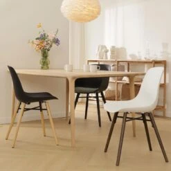 Nolon Nena-Pip Eetkamerstoel Wit - Kunststof - Walnoot Poten 13 Nolon Nena-Pip Eetkamerstoel Wit - Kunststof - Walnoot Poten -VIDAXL Winkel 5eeccd3fe98046beaa253651a63b842a