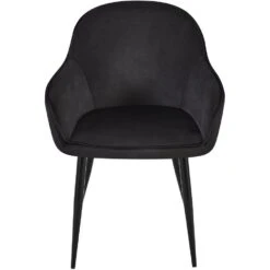 CLP Set Van 2 Eetkamerstoel Boise Zwart Frame - Fluweel - Zwart -VIDAXL Winkel 5efd22980cfa4f01b5f2949d1aac374e