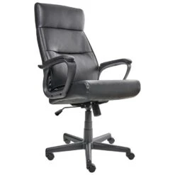 GURU - Bureaustoel - Zwart - Kunstleer -VIDAXL Winkel 5fa787b000404c889bba901fbc11f4c4