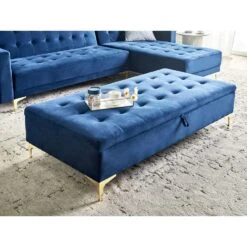 ABERDEEN - Ottomaan Met Opbergruimte - Marineblauw - Fluweel 10 ABERDEEN - Ottomaan Met Opbergruimte - Marineblauw - Fluweel -VIDAXL Winkel 5fd34efabb3e4521bb90ba9c9b90473a