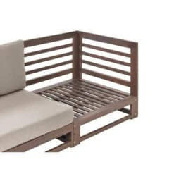 TRANI - Loungebank 3-zits - Bruin - Acaciahout -VIDAXL Winkel 619cae1f79414fd5ab9917c035fd6c1e