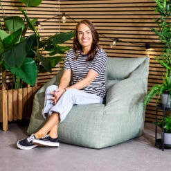 Icon Zitzak Natalia - Zitzak Fauteuil Buiten - Saliegroen -VIDAXL Winkel 61be516163f64dabb7ed56036ece8e54