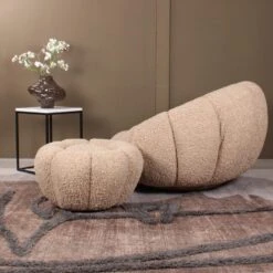 DS4U - Olivia Fauteuil Set Teddy - Beige -VIDAXL Winkel 61f7b7d2f0584d58aabbd91d1ccde699