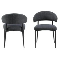 Eetkamerstoel Grijs - Zithoogte 47,5cm - Catania - Set Van 2 -VIDAXL Winkel 625baa8daa1940f8b74a30d419f74887