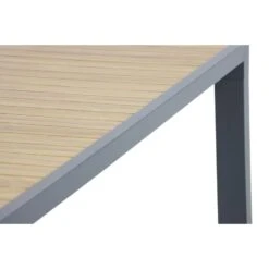Dining Tuintafel Vierkant 100 X 100 Cm Aluminium Grijs Borello -VIDAXL Winkel 62745d1700134e48a0384fe844b382cb