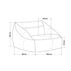 Merkloos HOME DELUXE Zitzak COSY Lichtgrijs -VIDAXL Winkel 62d3cd19d2b342319281e342ec162e5b