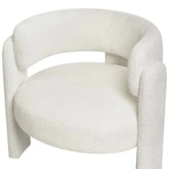 BUREA - Fauteuil - Off-white - Chenille -VIDAXL Winkel 6367b72a85fd4791a067d344793fe8b4